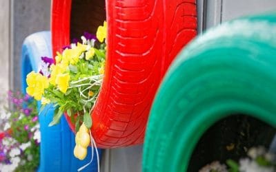 How to Make Tire Planters Your Flowers Will Love