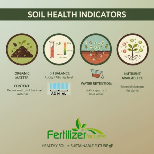 Soil Heath Indications infographic